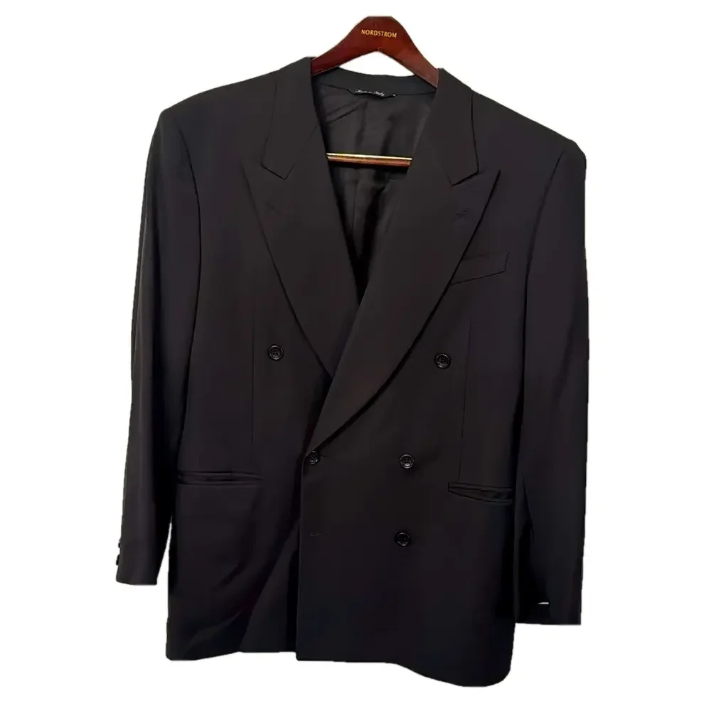 Canali Proposta‎ men’s double breasted Blazer black and classy